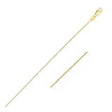 10k Yellow Gold Classic Box Chain (0.45 mm)Monde Trend