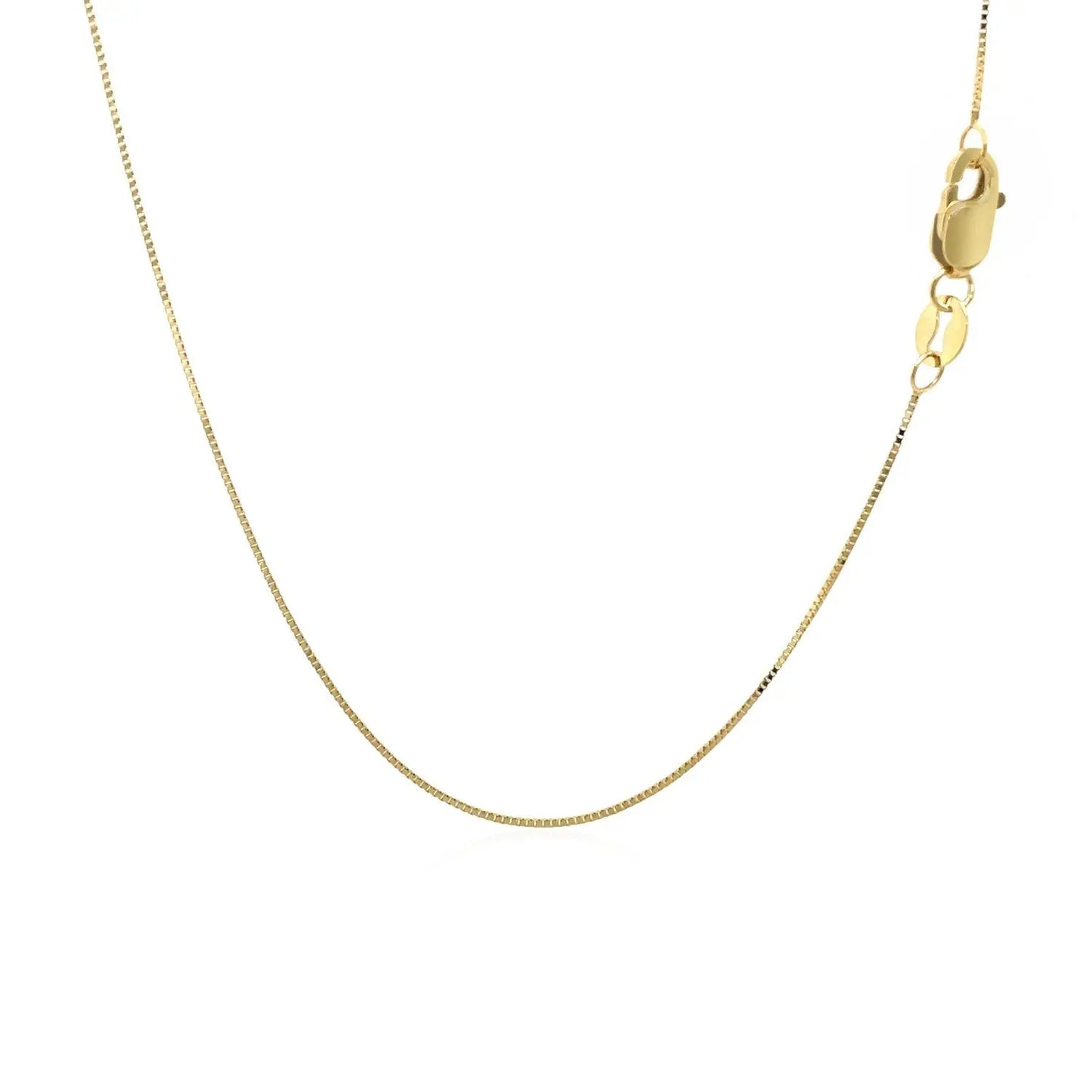 10k Yellow Gold Classic Box Chain (0.45 mm)Monde Trend