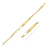 14k Yellow Gold Curb ID Bracelet (5.70 mm) RCJ