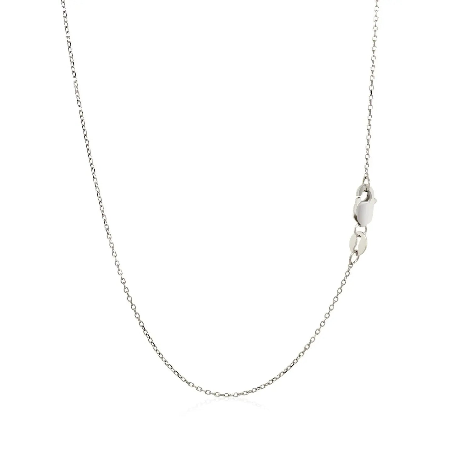 14k White Gold Bar Pendant with DiamondsMonde Trend