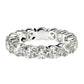 Round Cut Lab Grown Diamond Eternity Ring in 14k White Gold (4 cttw FG/VS2) RCJ