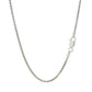 Sterling Silver Rhodium Plated Round Box Chain (1.80 mm) RCJ