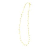 14K Yellow Gold Necklace with Dangling Stars RCJ