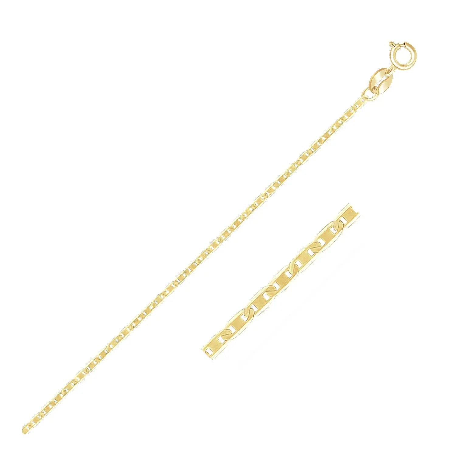 10k Yellow Gold Mariner Link Chain (1.20 mm)Monde Trend