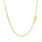 18k Yellow Gold Diamond Cut Cable Link Chain (1.40 mm) RCJ