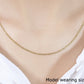 18k Yellow Gold Diamond Cut Cable Link Chain (1.40 mm) RCJ