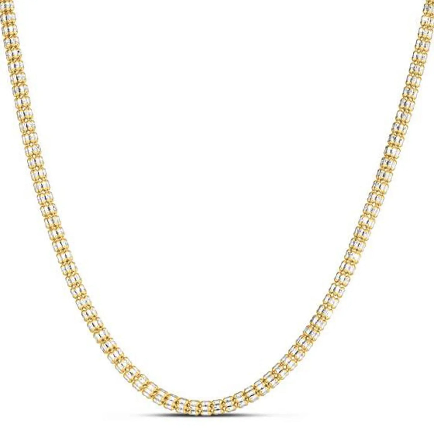 Ice Barrel Chain in 14k Yellow Gold (3.23 mm) RCJ