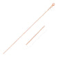 Double Extendable Cable Chain in 14k Rose Gold (1.00 mm) RCJ