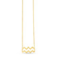 14K Yellow Gold Aquarius Necklace RCJ