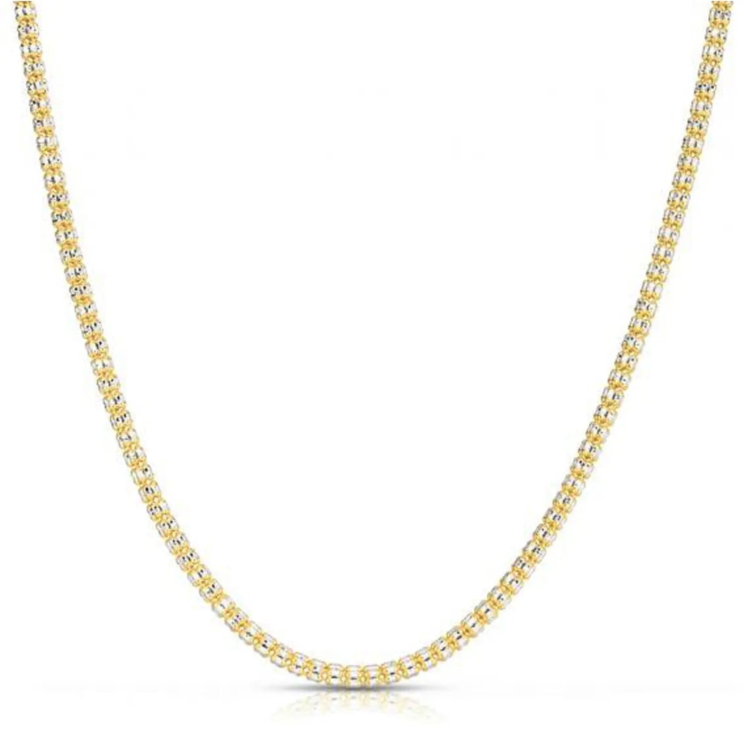 Ice Barrel Chain in 14k Yellow Gold (3.14 mm) RCJ