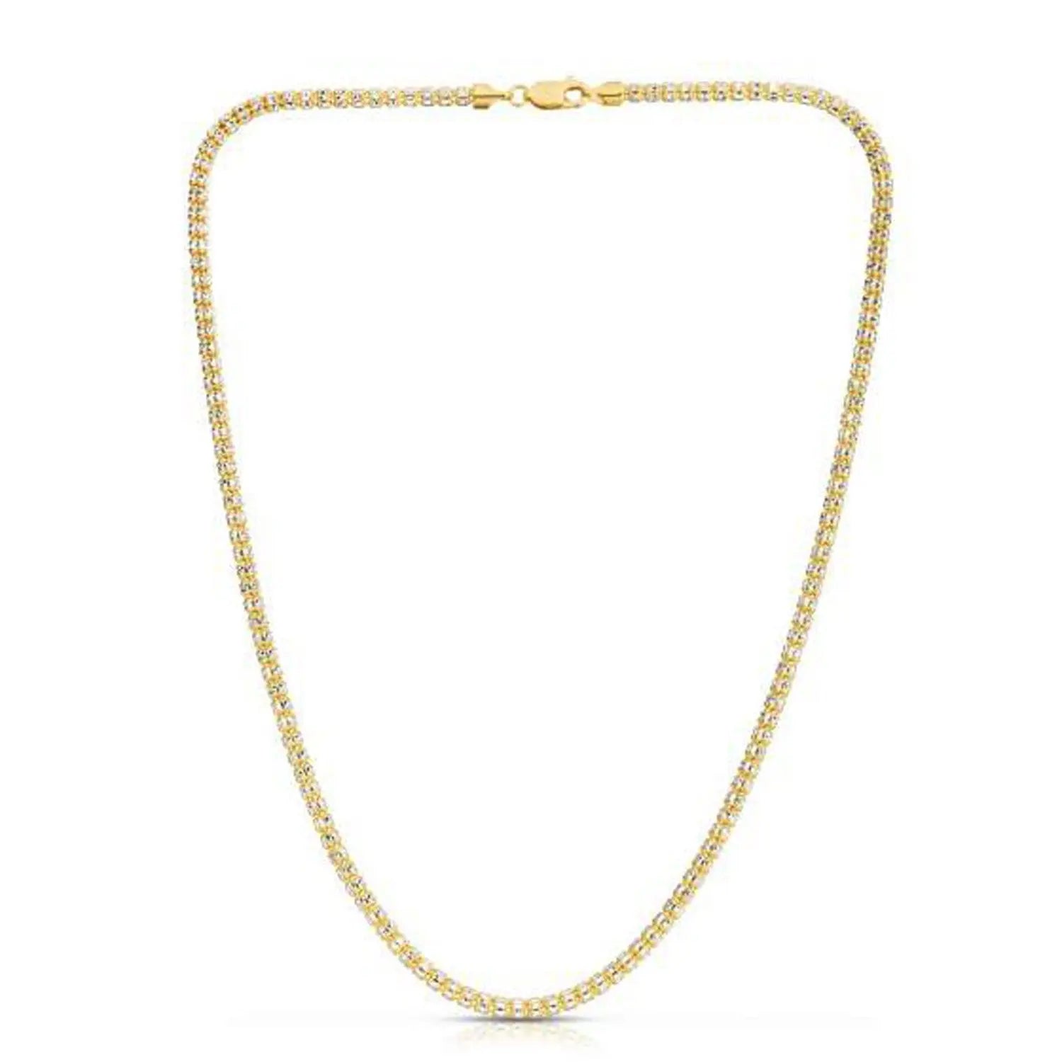 Ice Barrel Chain in 14k Yellow Gold (3.14 mm) RCJ