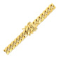 10k Yellow Gold Semi Solid Miami Cuban Chain (6.60 mm)Monde Trend