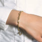 14k Yellow Gold 7 1/2 inch Jax Chain Bracelet (3.00 mm) RCJ