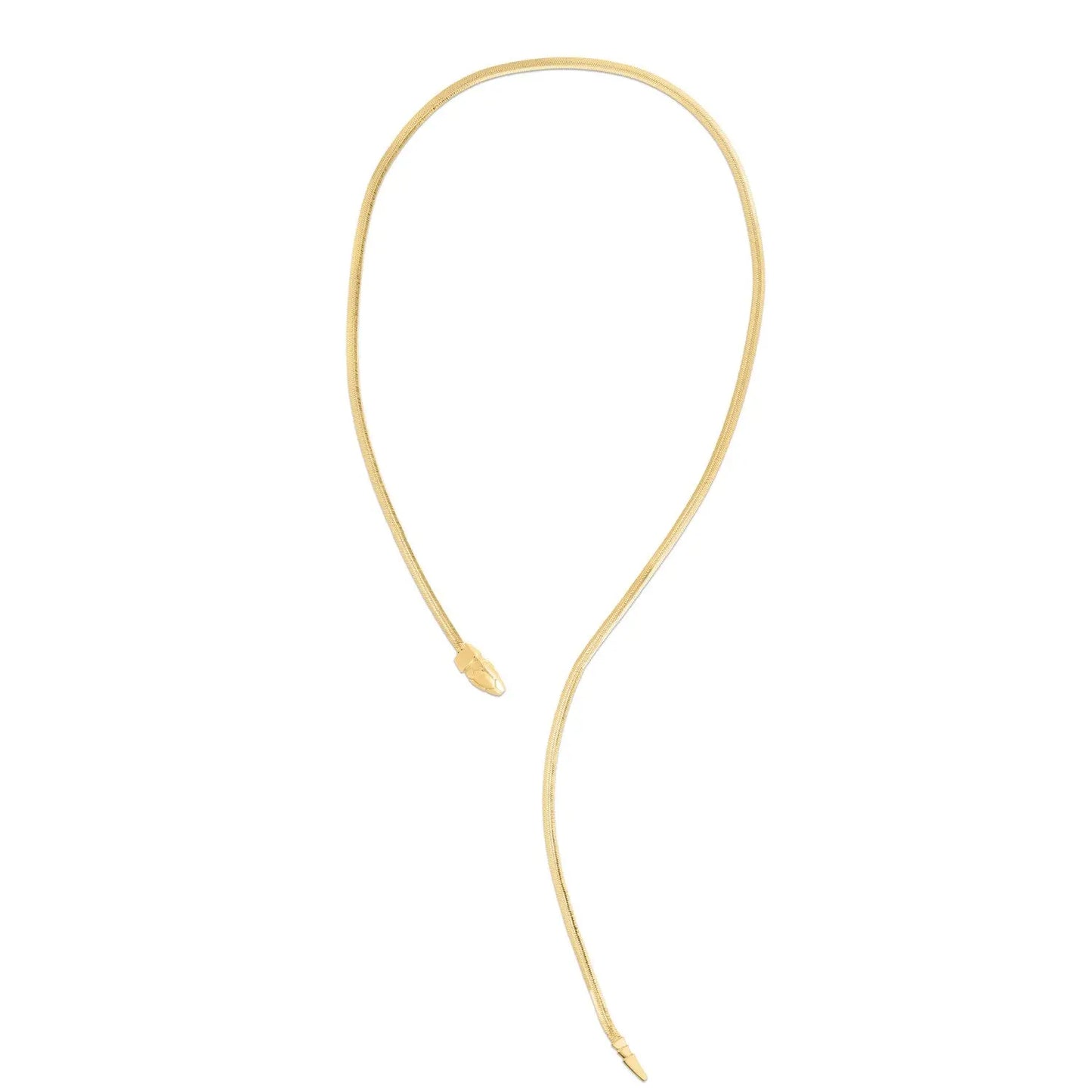 14k Yellow Gold Serpent Necklace RCJ