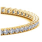 Lab Grown Round Diamond Tennis Bracelet in 14k Yellow Gold (6 cctw F/G  VS2/SI1) RCJ