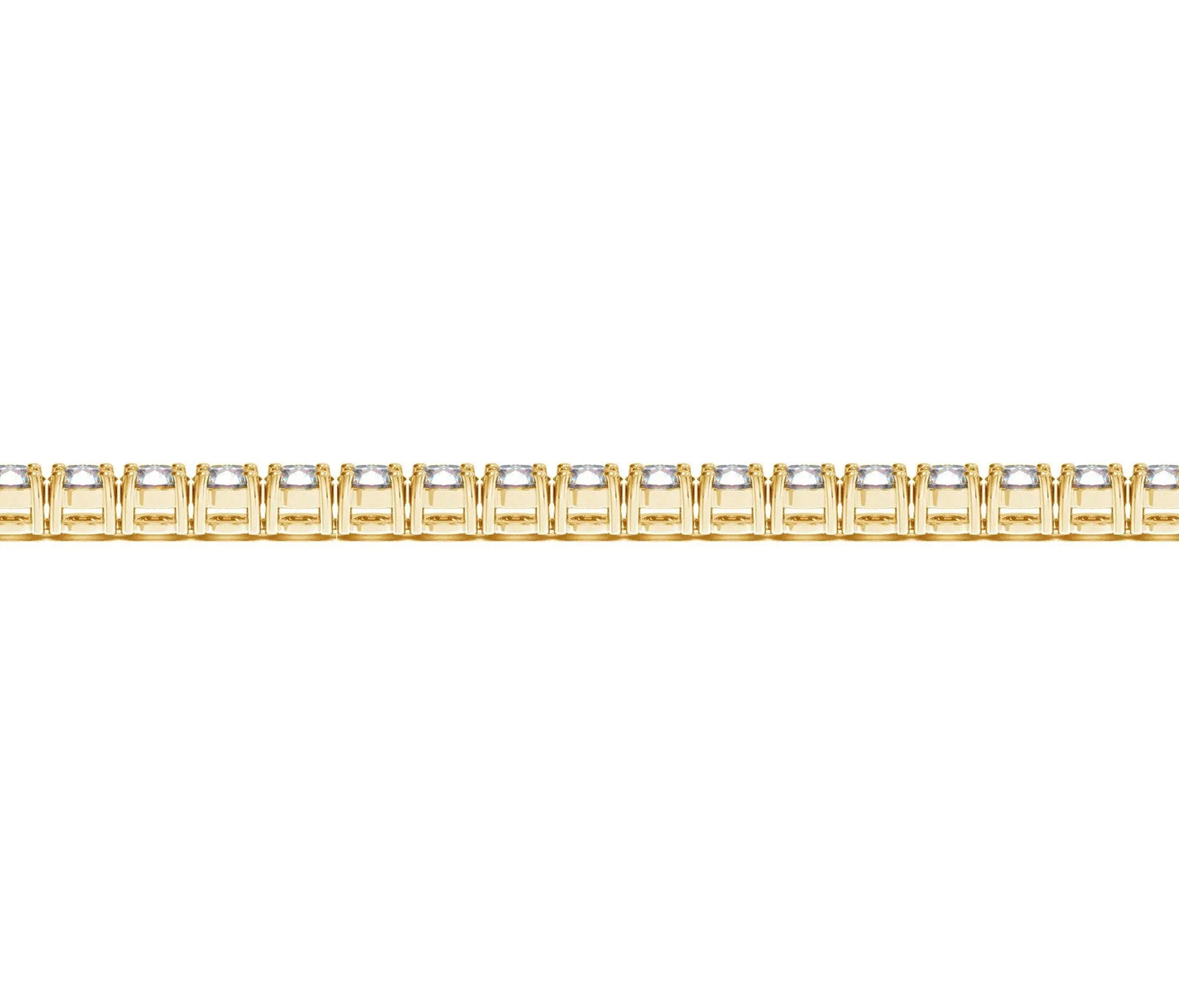 Lab Grown Round Diamond Tennis Bracelet in 14k Yellow Gold (6 cctw F/G  VS2/SI1) RCJ