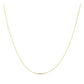 Double Extendable Diamond Cut Cable Chain in Yellow Gold (0.87 mm) RCJ