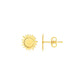 14K Yellow Gold Sun Earrings RCJ