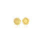 14K Yellow Gold Sun Earrings RCJ