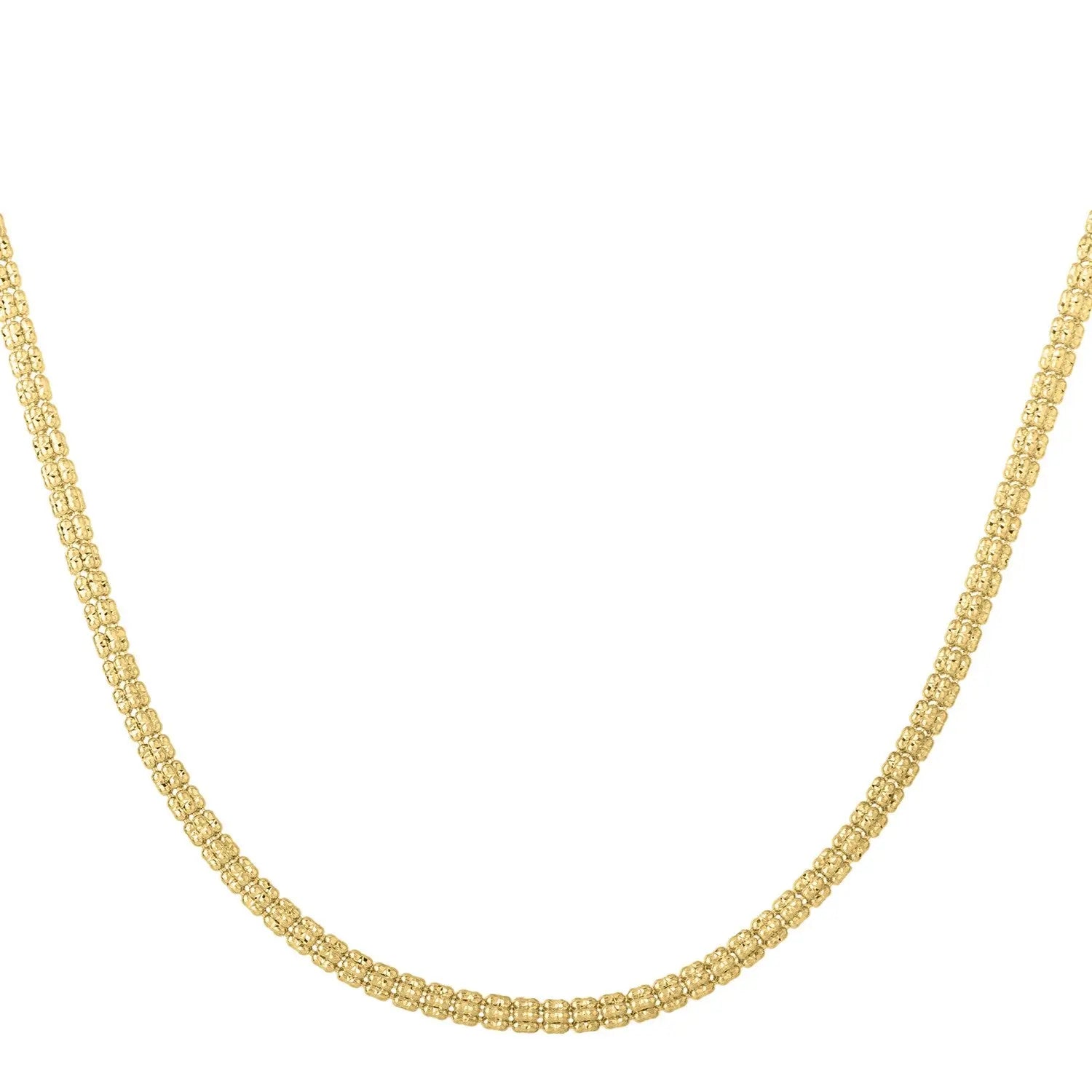 Ice Barrel Chain in 14k Yellow Gold (3.10 mm) RCJ