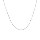 10k White Gold Classic Box Chain (0.45 mm)Monde Trend