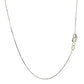 10k White Gold Classic Box Chain (0.45 mm)Monde Trend