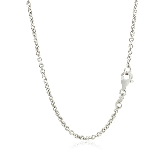 Sterling Silver Infinity Symbol Necklace RCJ