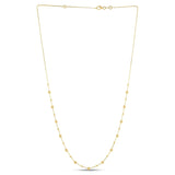 14k Yellow Gold Bead Necklace RCJ