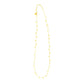 14K Yellow Gold Necklace with Dangling Hearts RCJ