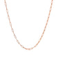 14K Rose Gold Fine Paperclip Chain (1.50 mm)Monde Trend