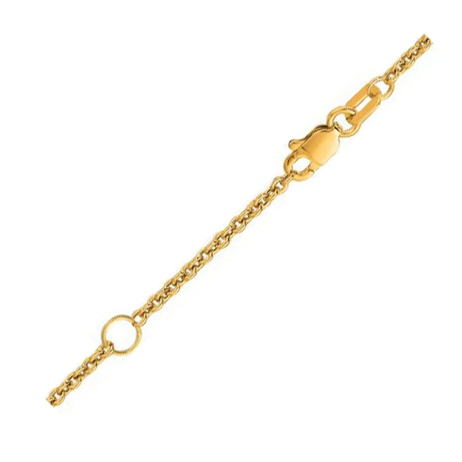 Extendable Cable Chain in 18k Yellow Gold (1.80 mm) RCJ