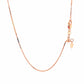 14k Rose Gold Adjustable Box Chain (0.85 mm)Monde Trend