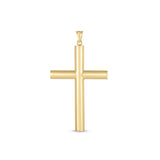 14k Yellow Gold High Polish Classic Cross Pendant RCJ