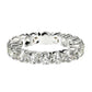 Round Cut Lab Grown Diamond Eternity Ring in 14k White Gold (2 cttw FG/VS2) RCJ