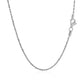 10k White Gold Solid Diamond Cut Rope Chain (1.40 mm)Monde Trend