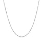 14k White Gold Diamond Cut Bead Chain (0.90 mm)Monde Trend