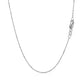 14k White Gold Diamond Cut Bead Chain (0.90 mm)Monde Trend