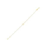 14k Yellow Gold Star of David Bracelet RCJ