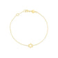 14k Yellow Gold Star of David Bracelet RCJ