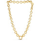 14k Yellow Gold Round Link Chain Necklace RCJ