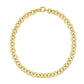 14k Yellow Gold Round Link Chain Necklace RCJ