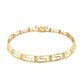 14k Yellow Gold Fancy Greek Key Motif Bracelet (6.35 mm) RCJ