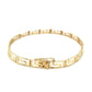 14k Yellow Gold Fancy Greek Key Motif Bracelet (6.35 mm) RCJ