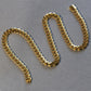 14k Yellow Gold 22 inch Polished Curb Chain Necklace RCJ