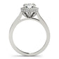 14k White Gold Classic Channel Slim Shank Diamond Engagement Ring (2 cttw)Monde Trend