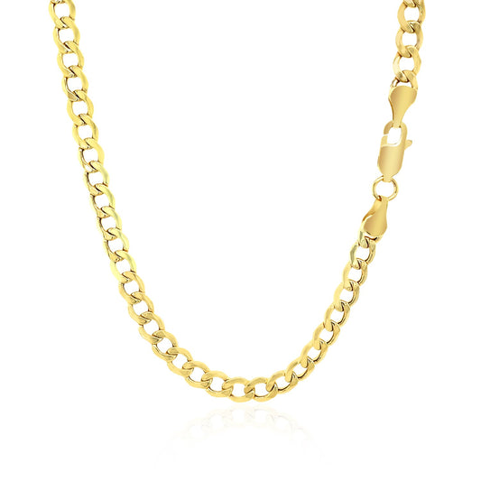 10k Yellow Gold Curb Chain (4.40 mm)Monde Trend