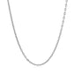 Double Extendable Cable Chain in 14k White Gold (1.80 mm) RCJ