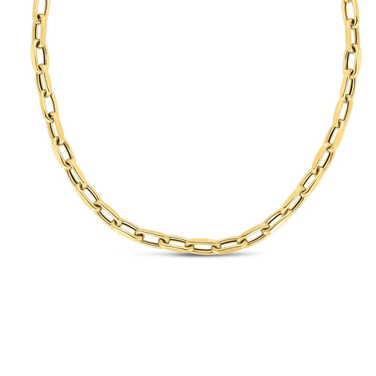 14k Yellow Gold French Cable Link Necklace (6mm) RCJ