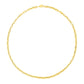 14k Yellow Gold Paperclip Chain Necklace RCJ