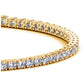 Lab Grown Round Diamond Tennis Bracelet in 14k Yellow Gold (3 cctw F/G  VS2/SI1) RCJ